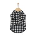 Frisco Black Plaid Dog Shirt