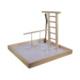 Penn-Plax Wooden Bird Playpen