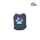 Dr Choice Big Paw Striped Pet Tee-Navy
