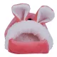 Westcoolpet Hamster Nest Adorable Rabbit Design Plush Keep Warmth Cage House for Small Pets Playing