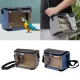 Parrot Travel Cage Bird Carrier Lightweight Small Animals Pet Carrier Good Ventilation Mesh Top Clear View Window