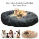 Round Calming Pet Dog Beds Comfortable Donut Cuddler kennel for small medium Large Size Dog Kennel Ultra Soft Washable Labrador Cushion Bed Golden Retriever Warm Sofa Extra Large Xxl Xxxl Hot Sale