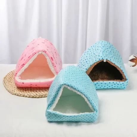 SKYJS Soft Squirrel Warm Mat Cotton Mat Winter Mini Cage Pet Accessories Hamster House Sleeping Bed Guinea Pig Nest