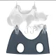 Loviver Cat Grooming Hammock Restraint Bag Dog for Bath Nail Clip Trimming