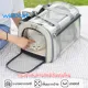 Winky Wink🌈 Pet Carrier Pet Travel Bag🌈Transparent and Fashionable🐶Light and Durable 2 Colors Beige and Gray