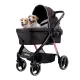 (ลด5%) iBiyaya รถเข็นสำหรับสัตว์เลี้ยง รุ่น Retro Luxe Pet Stroller - รองรับน้ำหนักไม่เกิน 30 กิโลกรัม (FS2102)