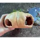Pumpkin hiding cave for Reptile tank decoration, spider, gecko, snake, fish tank 18cm