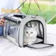 Petcho Large Cat Carrier Pet Travel Bag for Small Medium Cats Dogs, Soft Pet Carrier for Small Medium Cats Dogs Puppies, Escape-Proof, Breathable, Small Dog Carrier Soft Sided-Gray