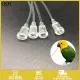2 pieces/5 pieces baby bird feeding tube, rounded end 12 cm