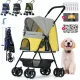 【Scten】พร้อมส่งจ้า COD โครงสร้างแข็งแรง Pet trolley รถเข็นสุนัขและแมว 4 ล้อ รถเข็นสัตว์เลี้ยง ถพับเก็บได้คะ