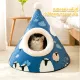 2021 new Mongolian triangle package cat nest house closed cat nest pet dog nest four seasons universal cat nest