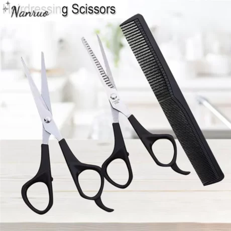 NANRUO Pet Sharp Edge Dog Supplies Up Curved Staight Animal Hairdressing Grooming Tool Shears Dog Hair