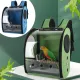 Loviver Portable Bird Backpack Shoulder Bag Retractable Carrier Travel Parrot Cage Clear Easy Cleaning Pet Knapsack Lightweight