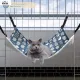 NALIAN Cartoon Rabbits Washable Reversible Foldable Double-Sided Cage Accessories Hanging Bed Swing Chair Cat Hammock