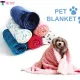 BE TOP Soft Pet Dog Blanket Thicken Dog Mat Warm Flannel Dog Cat Bed Pet House Double Sided Dog Nest Mat
