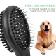 AuntieCindy Pet Cute Double Sided Pet Grooming Brush 2 In 1 Bristle Soft Brush Daily Use To Clean Loose Dirt-Great For Dogs And Cats With Short Medium Long Hair