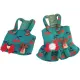 AuntieCindy Korean Pet Couple Suit Christmas Dog Suspender Skirt Cat Woolen Cherry Sling Shirt with 3D Bow Elk Brooch