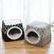 Cat bed, cat tunnel, 2 in 1, foldable, size XL, with cushion