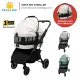 Pawwy Akita Pet Stroller รถเข็นสัตว์เลี้ยงแบบ 3-in-1 รถเข็น ตะกร้า และเบาะนั่งในรถยนต์ เหมาะสำหรับสัตว์เลี้ยงขนาดกลาง รองรับน้ำหนักได้สูงสุด 30 กก.