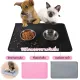 ?Fei_fei? Bowl pads, rubber cloth pads for dog and cat food, silicone, waterproof, non-slip silicone bowl pads.