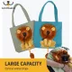 Lovinland Cute Cartoon Shaped Pet Canvas Shoulder Carrying Bag for Small Dogs and Cats