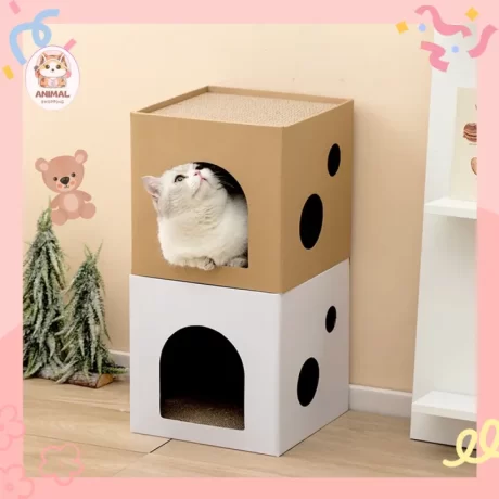 🌟Animal shopping🌟Ready to ship📍Cat Scratcher scratcher cat toy cat house paper box square box home cat scratcher cat scratcher cheap