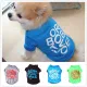 AuntieCindy 4 Colors Summer Cool Thin Breathable Puppy Dog Clother for Teddy Chow Chow Mini Fawn Dog Born to be Loved Printed