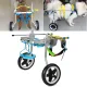 Pet Dog Cat Wheelchair Walk Cart Scooter For Handicapped Hind Leg Pet Wheelchair Handicapped Puppy Cat Dog Disabled Hind Leg Stainless Steel Size S 7.5''
