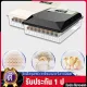 EGO [Dual power supply] Egg incubator complete with automation and LED lights to make eggs germinate, automatic incubator 24 eggs, high hatching rate.