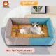 YUGOGO pet bed Cat bed, cat bed, dog bed, natural rattan mat, breathable and wear-resistant, soft sleeping cushion, moisture-proof, non-slip ML