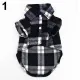 huanhuang® Small Pet Dog Plaid Shirt Lapel Coat Cat Jacket Clothes Costume Top Apparel