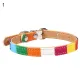 huanhuang® Colored Pattern Cat Dog Adjustable Kitten Puppy Collar with Bell Pet Supplies