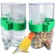 QEFEE Canaries Lovebirds Parakeet Plastic atiel Parrot Feeding Cup Water Dispenser Drinking Bowl Bird Feeder