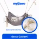 My Paws cat cradle, hanging cage (D) CatLemi cat cradle, good fabric, good work, thick rope.
