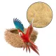 【SHZTGM】Jute Nesting Material 30g Nest / Fibre Aviary Birds Canaries Nest Filled Grass
