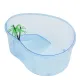 Turtle Habitat Lake Terrapin Reptile Aquarium Tank with Platform Plants