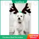 Teekland Christmas Dog Headband Deer Horn Hat Costume Cat Puppy Cosplay Party Dress Up Antlers Headband Pet Hairpin
