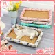 Pet dog bed cushion sleeping pad soft fleece cushion for pet dog and cat