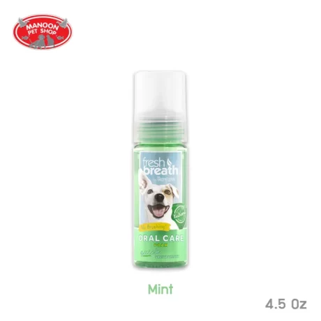 [MANOON] TROPICLEAN Fresh Breath Mint Foam 4.5 Oz