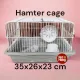 35x26x23 cm. sugar Gaider squirrel cage with running machine, water bottle, Rice Bowl, detachable and washable