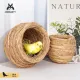 I-5 bird house, bird grass house, small animal house, bird nest made from grass, door mouth 8 cm, inside 10-13 cm (no hooks)