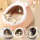 ?Scten?Pet bed, cat house, cat bed S/M/L, dome cushion, semi-closed cat bed, dog bed, soft