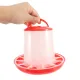 AINACHU Reusable Plastic Water Poultry with Lid Handle Farm Supplies Poultry Tool Feed Bucket Feeders
