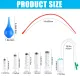 PDGCT 11 Pcs Puppy Kitten Feeding Tube Kit Includes 5 Pcs Kitten Feeding Syringe 5 ML 10 ML 20 ML 30 ML 60 ML 4 Pcs 8 FR Red Feeding Tubes 1Pcs Rubber Suction Device and Air Blowing for Small Animals