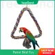 Teekland Parrot Bird Toy Cotton Rope Hanging Braided Budgie Chew Birds Cage Cockatiel Toy Pet Stand Training Accessories Bite Swing Supplies