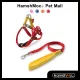 HamshMoc Quick Fit Dog Harness And Leash Set Step In Pet Puppy Adjustable Harness Soft Dog Leash for Small Dogs
