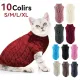 DySunny Winter Autumn Pet Dog Warm Knitted Sweater Clothes Coat Costume Soft Apparel