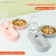 Allsking cat bowl set double bowl automatic water feeding bowl cat food bowl double bowl 2in1 cat water bowl double bowl cat food bowl