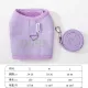 jianjia28 INS Style Dog Harness Cotton Linen Traction Rope Outdoor Cat Walking Harness Korean Breathable Mesh Harness
