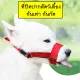 PS-083 Dog muzzle prevents barking, biting, licking, adjustable, beautiful colors, cloth muzzle, tight fitting, ready to ship.